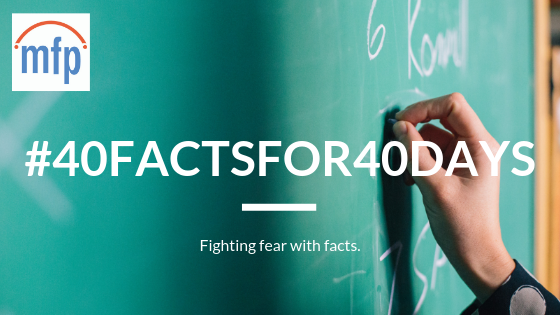 40 Facts for 40 Days: Fighting Fear With Facts