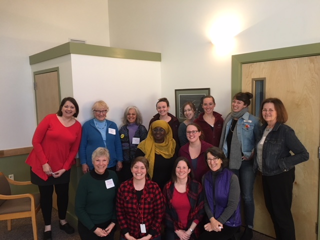 Reproductive rights advocates at Maine Family Planning training